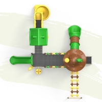 Kukacos dupla torony lajhármászóval