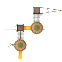 Lombházak alagúttal óriás mászókával - HPL PANELBŐL A KIMELT MINŐSÉG JEGYÉBEN