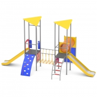 Fém dupla torony alagúttal nagyoknak