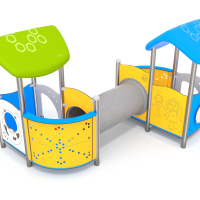 Dupla torony alagúttal a legkisebbeknek