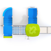 Dupla torony íves híddal dupla Bástyával