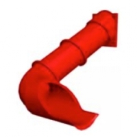 Cső formájú elemes kanyar csúszda - különböző hosszban