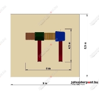Dupla torony két csúszdával
