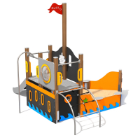 Homokozós kalózhajó