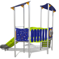 INOX dupla torony fix híddal