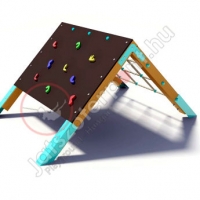 Háromszög mászóka mászófallal kicsiknek