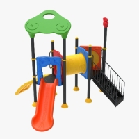 Fém háromszög tornyok alagúttal mászó fallal