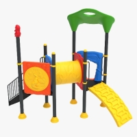 Fém háromszög tornyok alagúttal mászó fallal