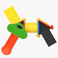 Fém háromszög tornyok alagúttal mászó fallal