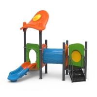 Fém dupla torony alagúttal bölcsiseknek