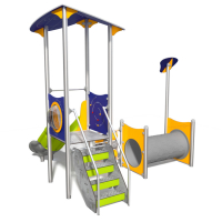 Oxo-s INOX bástya alagúttal