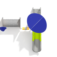 Oxo-s INOX bástya alagúttal