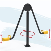 Fém FORGÓ + BILLENŐ mérleghinta