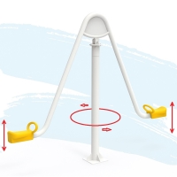 Fém FORGÓ + BILLENŐ mérleghinta