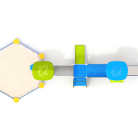 Tripla torony óriás homokozóval