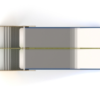 Zsiráf csúszda dupla pályával